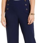 Charter Club  navy Sailor cropped pants Women’s size 12 office business casual Photo 0