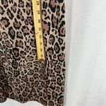 NWT Lucy Swhims The Drop Cheetah Print Slip Dress Pajama Shirt Button Up Medium Brown Photo 10