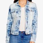 William Rast  Sussex Tye Dye Cropped Denim Jacket Size XS Photo 0