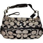 Coach Classic Logo Style Shoulder Bag With Top Zipper Photo 3