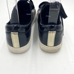 Kenneth Cole  New York Women's Kam Lace-up Sneaker Glossy Black Size 7.5M Photo 3