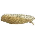 Clare V Grande Fanny Cream Leather Woven Checker Belt Bag Crossbody Handbag Photo 7