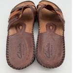 Clarks  Artisan Arch Support Leather Comfort Brown Everyday Sandals 10 Photo 2