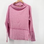 Free People  Londontown Thermal Top Raspberry Cowl Neck Long Sleeve Medium‎ Photo 1