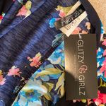 Glitzy Girlz Boutique Floral Tshirt Dress Size Medium Photo 4