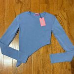 Edikted NWT  Riza Asymmetric Long Sleeve Top Photo 2