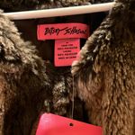 Betsey Johnson  Faux Fur Vest NEW Photo 2