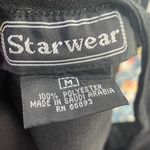 Vintage 90s Mini Shift Dress Chain Belt Drop Waist High Neck Black Womens 8 Photo 6