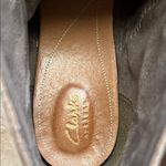 Clarks  Brown Suede Ankle Booties Photo 7