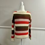 Madewell  Patch Pocket Pullover Long Sleeve Knit Sweater Striped Medium M Photo 10