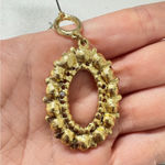 2 Pairs Rhinestones Costume Jewelry Dangle Earrings Pierced Glam Silver Photo 5