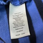 Talbots  Striped Hombre Top Womens 2X Breathable 100% Cotton Stretch 3/4 Sleeve Photo 9