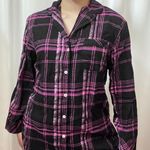 Victoria's Secret Plaid Button Up Pajama Sleep Dress Size Small Photo 2