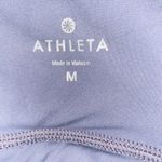 Athleta  Gray/Lavender Straight Up Crop Capri Leggings Women's Size Medium Photo 7