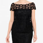 Kenar Vintage  Black Lace Top & Skirt Set -‎ 2 Pieces NWT Photo 0