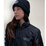 Vans  BMX Urban Remix Checkerboard Puffer Bomber Jacket Black Gray Women’s Sz XS Photo 1