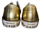 Converse  Chuck Taylor All Star CTAS OX Gold Lame Distressed Sneaker Holiday shoe Photo 7