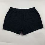 Old Navy  Black Linen Blend High Rise Pull On Shorts M Photo 4