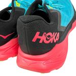 Hoka  One Zinal Trail Running Shoe Women's 10.5 B Black/Blue/Pink/Solpink Sneaker Photo 13