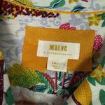 Anthropologie NWT  Maeve Classic Surf Shirt Linen Blend Lemons Size Small S NEW Photo 6