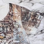 Cactus Bay | Western Short Sleeve Shirt | Tan | Women's | M Brown Size M Photo 2