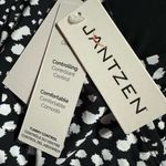 Jantzen  Glamour Maillot Black White Print Cap-Sleeve One-Piece Swimsuit 24W New Photo 8