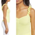 BP Yellow Ruffle Strap Tank Top NWT Photo 2