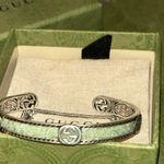 Gucci Interlocking GG Cuff Bracelet Ag 925 645570 J8410 9071 Photo 1