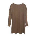 Gentle Fawn Ribbed Knit Sheath Dress Size Large Taupe Brown Mini Cottage Stretch Photo 1