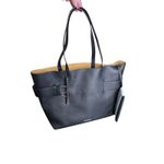 Alexander McQueen  NWT T-Bar Sling Leather Tote in Black Photo 3