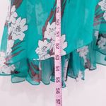 Anthropologie Tracy Reese Black Label 100% Silk Floral Godet Maxi Dress Photo 7