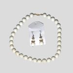 Vintage Coord Bead Necklace Gold Photo 0