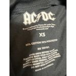 AC/DC Rock Band Women's Black Short Sleeve Concert Tour Basic Tee T-Shirt Top XS Photo 3