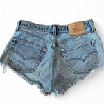 Denizen from Levi's LEVI’s 501 distressed Jean shorts high rise button fly size 26 Photo 1