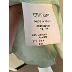 Grifoni NWT Lightweight Long Sleeve Pleated Dress in Light Green Size IT 44/US 8 Photo 4