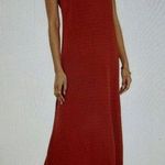 Vince Camuto Tie It Up! Maxi Clip Dot Tank Summer Dress In Rust Size XL Photo 0