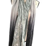 Croft & Barrow Bundle of Two Scarves  Black and Silver Photo 0