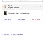 Rumored Black Embellished Trim Blazer Photo 10