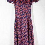 Christy Dawn The Daisy Midi Dark Floral Dress in Rose Bloom Size XS Photo 0