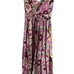 Dodo Bar Or Jenny Floral Print Ruffle Sleeve Maxi Dress Size Small Pink Photo 2