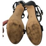 Isola Damar Black Sandal 3.5" Heels Grommets Womens Size 9.5 Photo 5