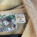 Ultra Pink NYC vintage cropped hoodie “Rare” medium Gold Photo 3