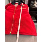mondi SPORTS Hooded Zip Front Color Block Red & White Jacket Womens Size L‎ Size L Photo 9