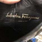 Salvatore Ferragamo Women Sz 7.5 Black Patent Leather Tall Knee High Heel Boot Photo 10