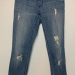 Indigo Blue B Indigo Distressed Maternity Jean Photo 0