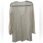 Eileen Fisher Organic Linen Open Knit Cardigan Cover Up Size XXS Photo 1