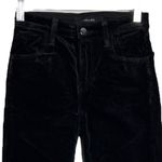 J Brand J Brand Maria Jeans Black Velvet Mid Rise Skinny Leg Solid Wash Zip Fly Photo 2