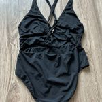 Lushious Disco One Piece Large Chest Swim Suit Black Size Splendid (2X) NWT Photo 6