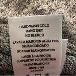 Rails  Leigh Oversized Dropped Shoulder Top Sweater Women's Small Gray Velvet Tie Photo 10