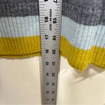 Pam & Gela  women's multistripe crew neck sweater size small petite wool Y2K Photo 7